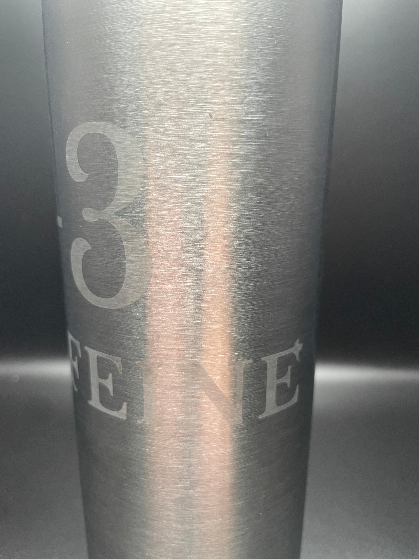 D&D Etched Stainless Steel Insulated Tumbler w/ Straw & Lid