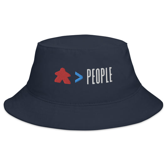 “Meeple > People” Bucket Hat