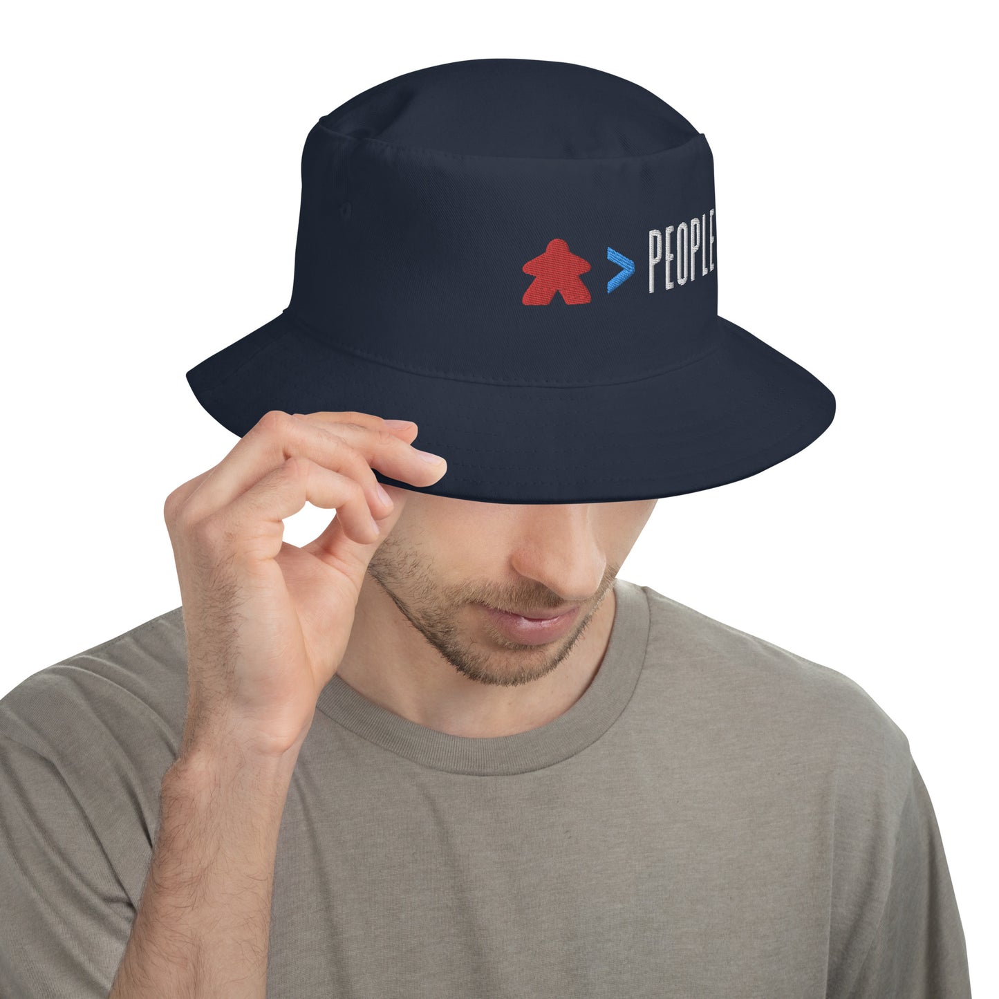 “Meeple > People” Bucket Hat