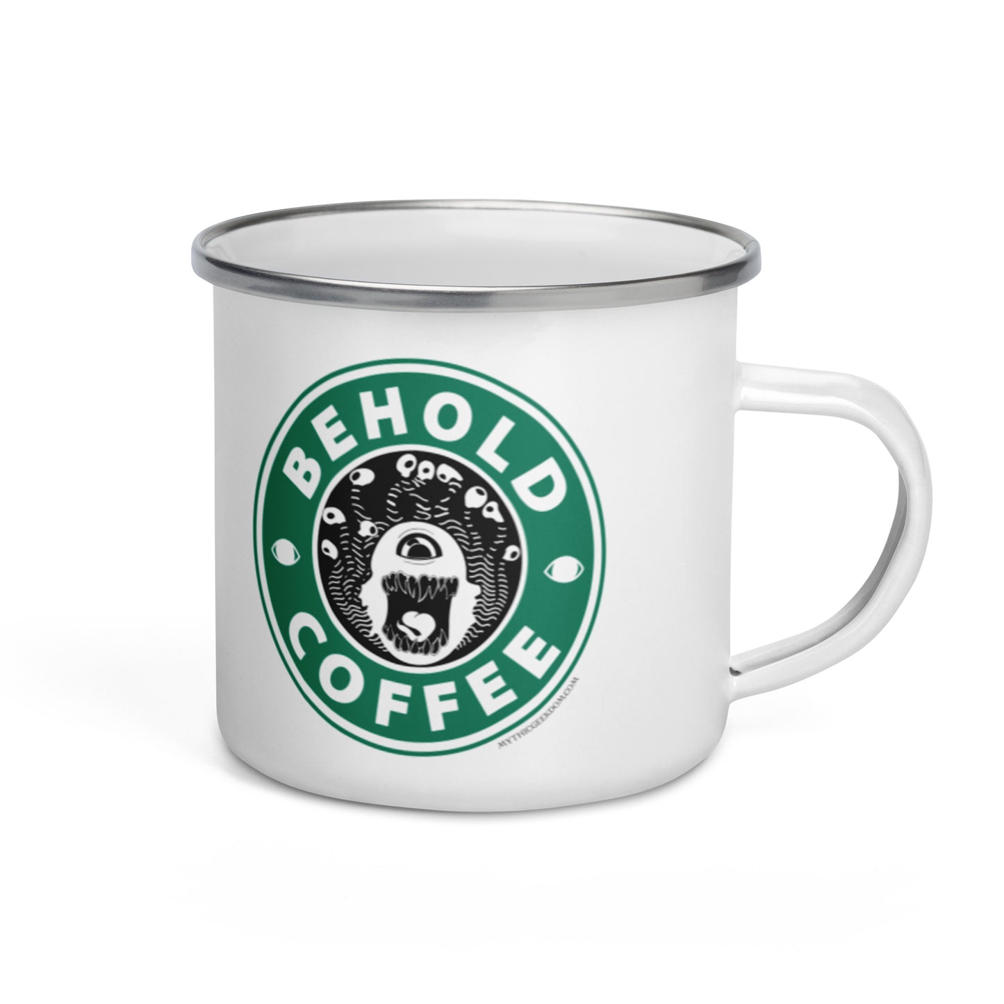 “Behold: Coffee” Camper Mug