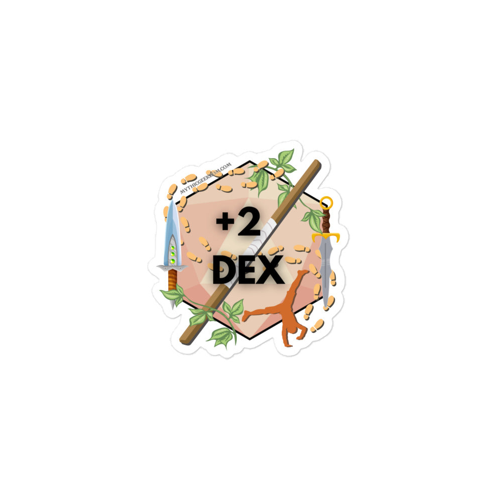 +2 Dexterity Sticker