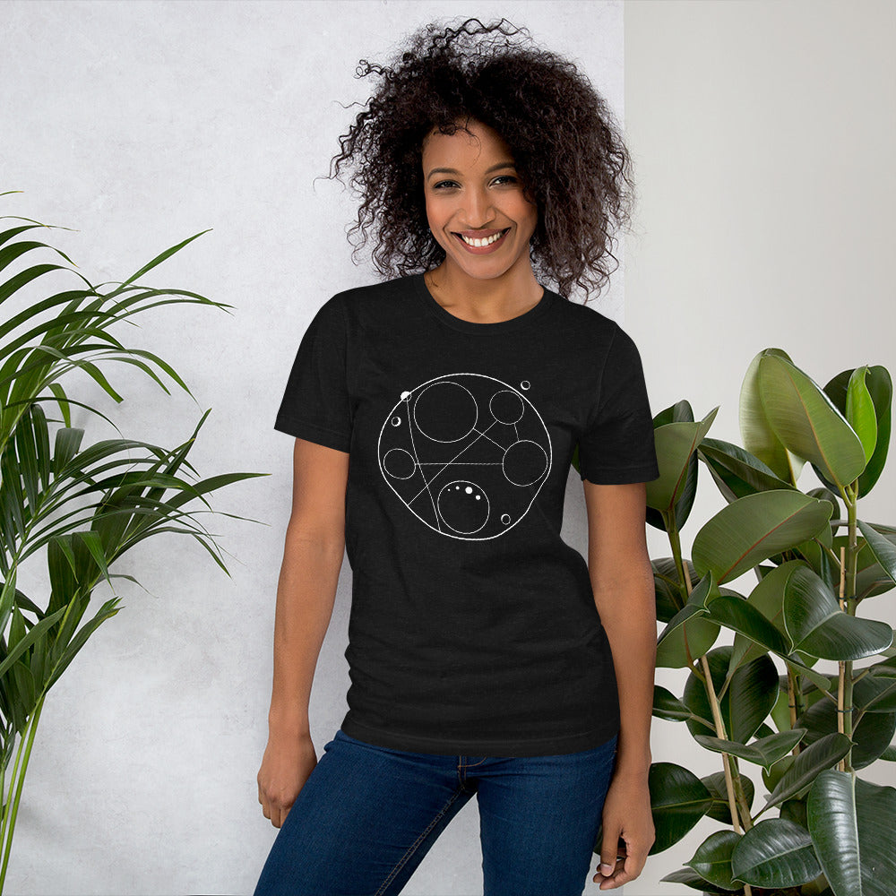 “Companion” Circular Gallifreyan Unisex t-shirt