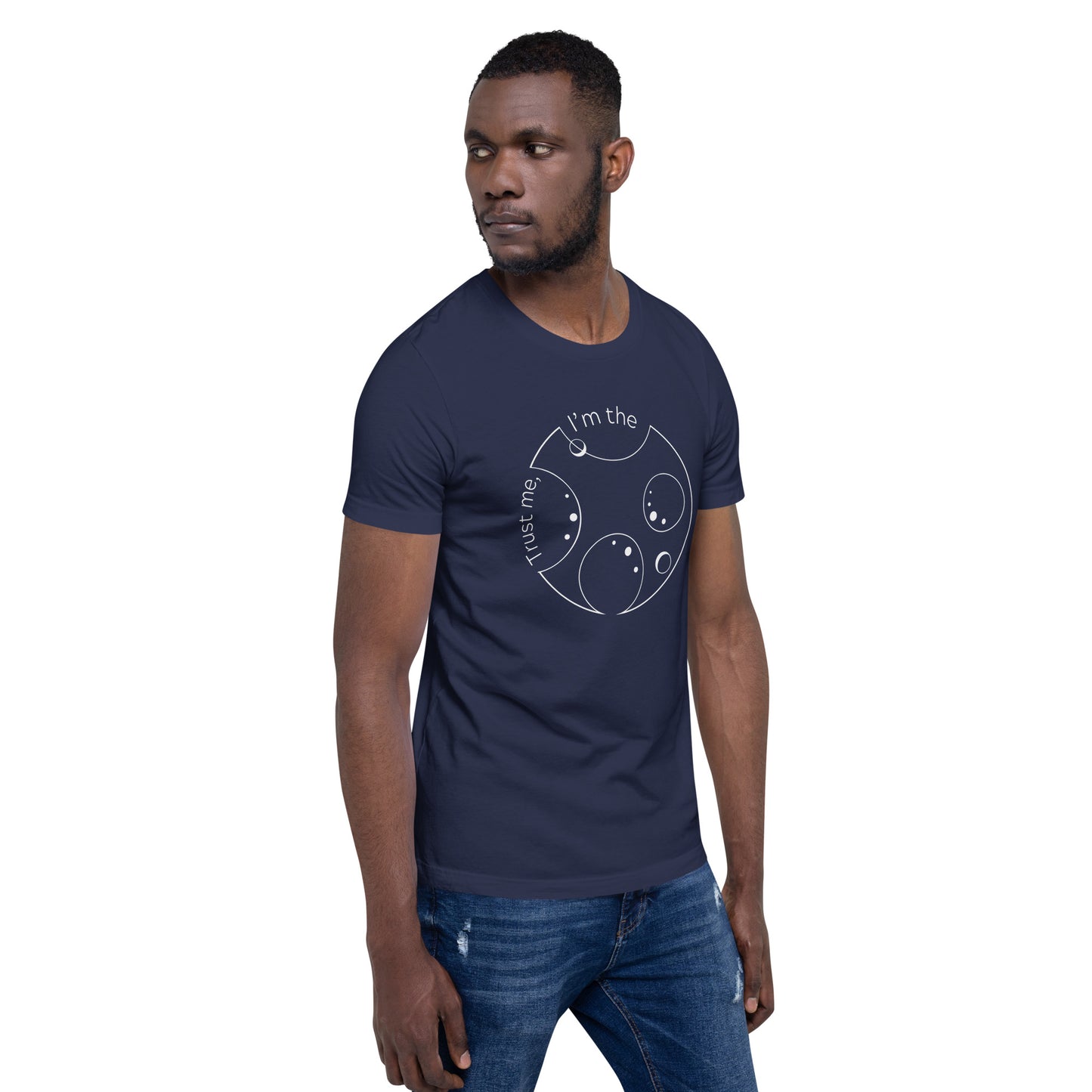 “Trust me, I’m the Doctor” Circular Gallifreyan Unisex t-shirt