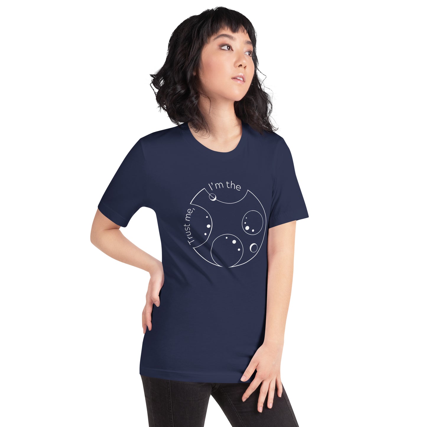 “Trust me, I’m the Doctor” Circular Gallifreyan Unisex t-shirt